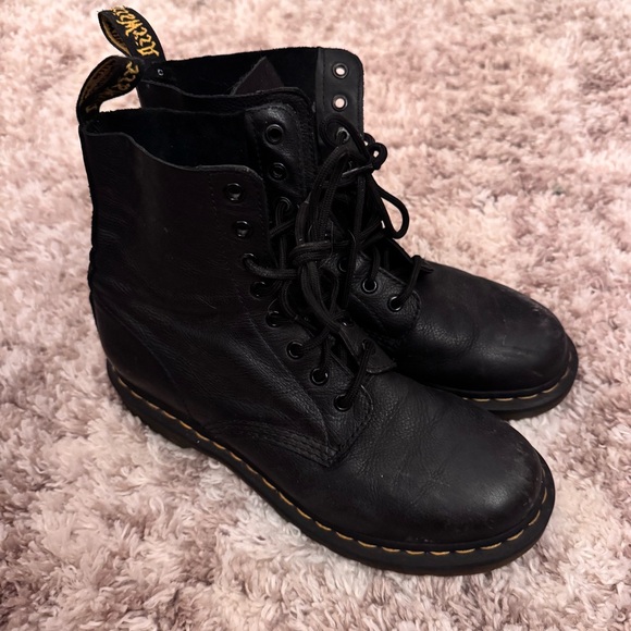 Doc Dr Marten 1460 Pascal Virginia Leather Lace Up Boots - Picture 1 of 6